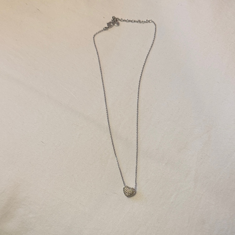 Swarovski Silver Heart Necklace
